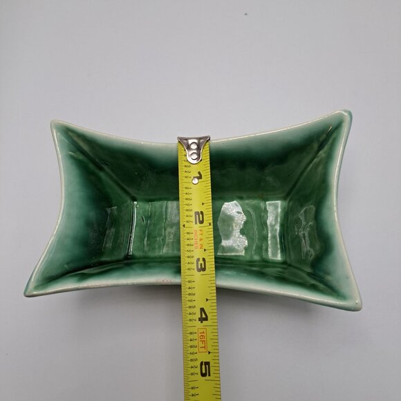 Marietta Modern Green Drip Glaze Planter Cactus Indoor Mid Century Modern Decor - Picture 11 of 14